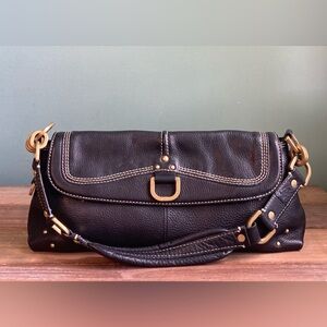 Kenneth Cole Black Leather Bag